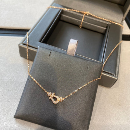 ¡®Moco¡¯FORCE 10 DIAMOND PINK GOLD NECKLACE MINI MODEL
