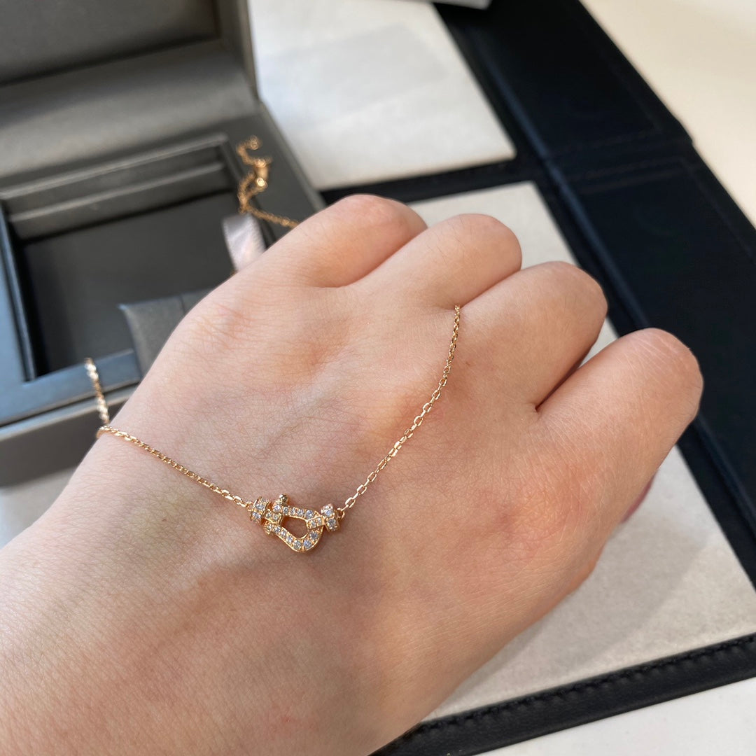 ¡®Moco¡¯FORCE 10 DIAMOND PINK GOLD NECKLACE MINI MODEL