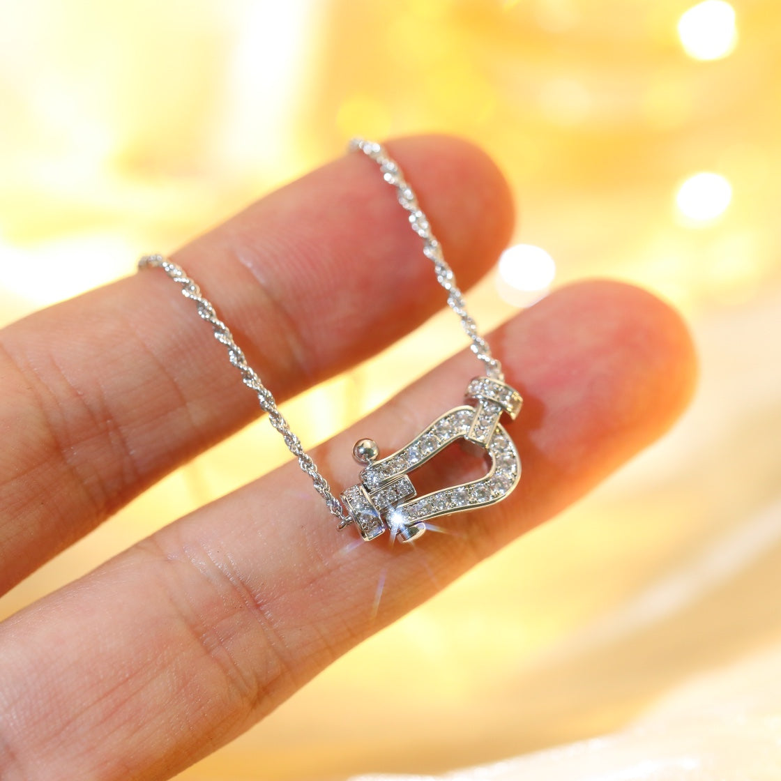 ¡®Moco¡¯FORCE 10 DIAMOND SILVER NECKLACE MINI MODEL
