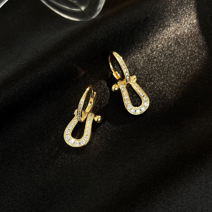 ¡®Moco¡¯FORCE 10 FULL DIAMOND DROP EARRINGS MEDIUM MODEL