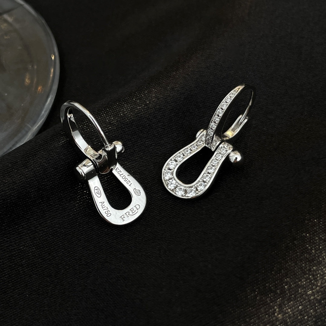 ¡®Moco¡¯FORCE 10 FULL DIAMOND DROP EARRINGS MEDIUM MODEL