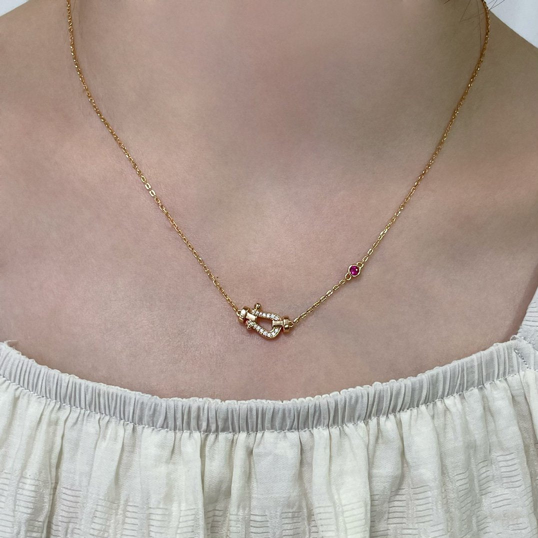 ¡®Moco¡¯FORCE 10 DIAMOND PINK GOLD NECKLACE