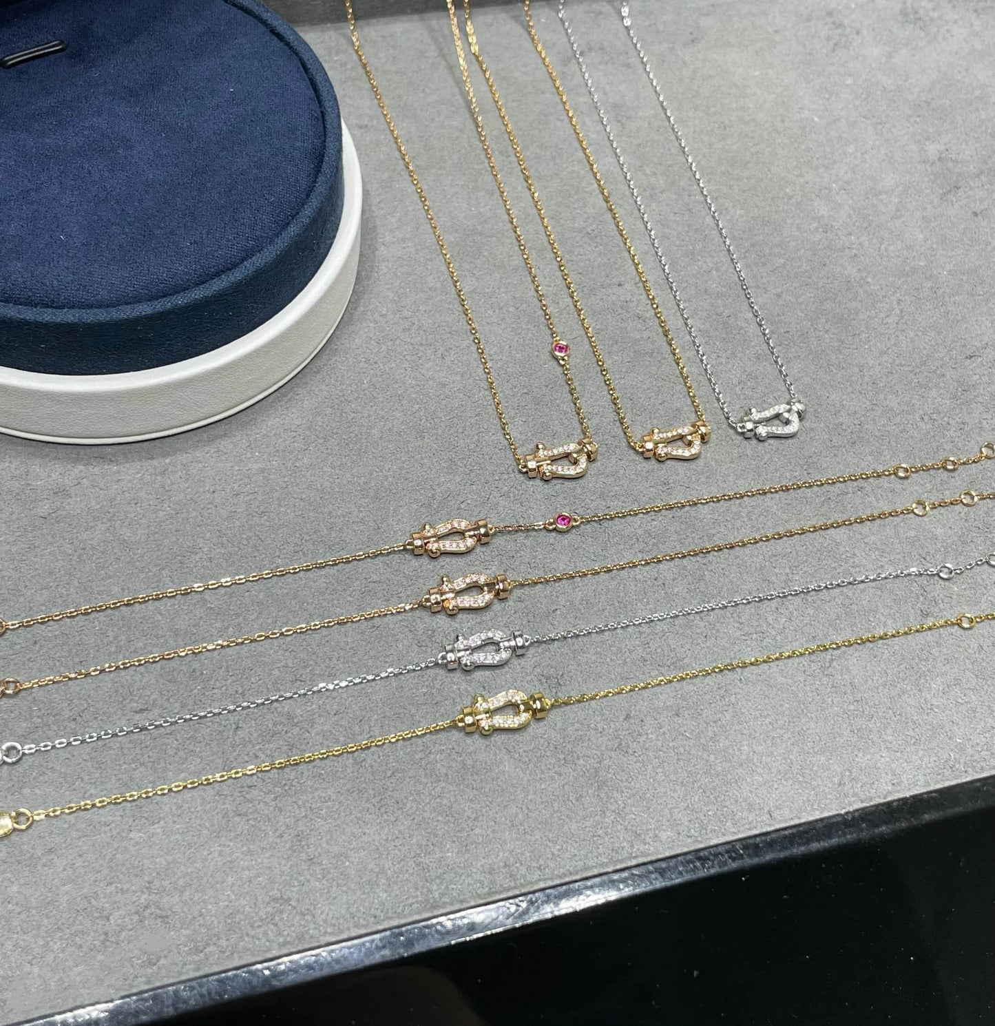 ¡®Moco¡¯FORCE 10 DIAMOND PINK GOLD NECKLACE