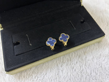 ¡®Moco¡¯CLOVER PIETERSITE MEDIUM STUD EARRINGS