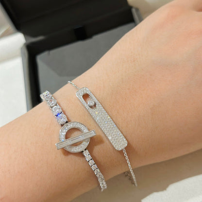[ Moco ]MOVE CLASSIQUE DIAMOND PAVED BRACELET