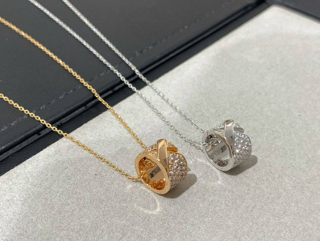 ¡®Moco¡¯LIENS EVIDENCE DIAMOND PAVED NECKLACE