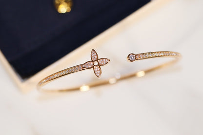 ¡®Moco¡¯IDYLLE GOLD OPEN BRACELET DIAMOND PAVED