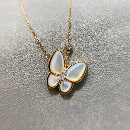 ¡®Moco¡¯BUTTERFLY MOP DIAMOND NECKLACE