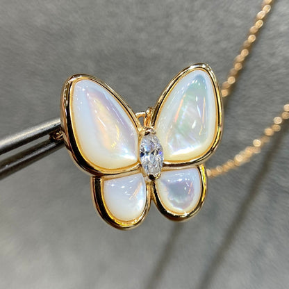 ¡®Moco¡¯BUTTERFLY MOP DIAMOND NECKLACE