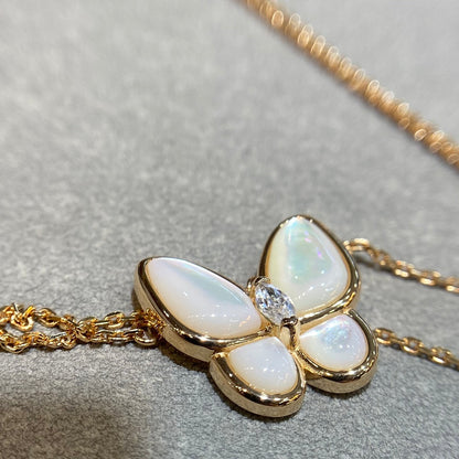 ¡®Moco¡¯BUTTERFLY MOP DIAMOND NECKLACE