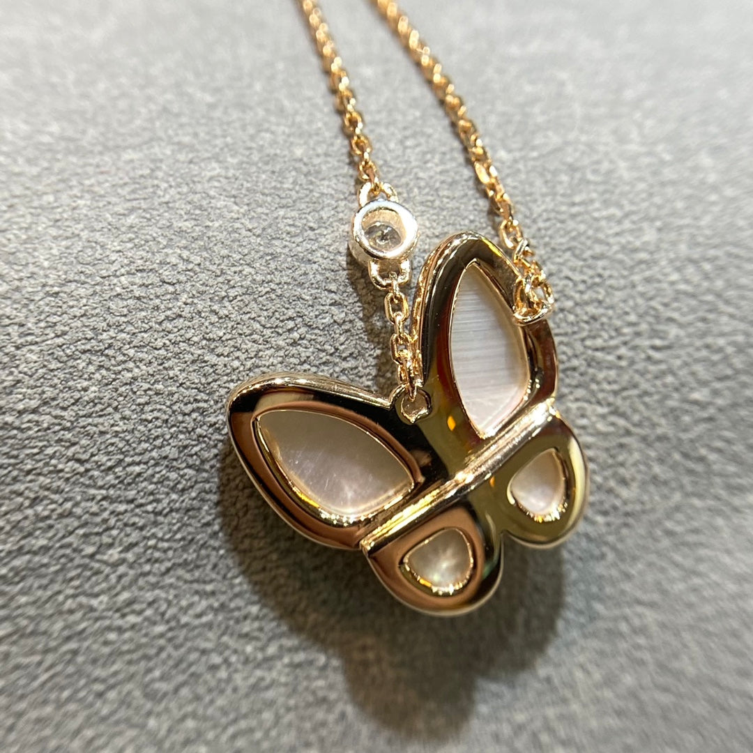 ¡®Moco¡¯BUTTERFLY MOP DIAMOND NECKLACE