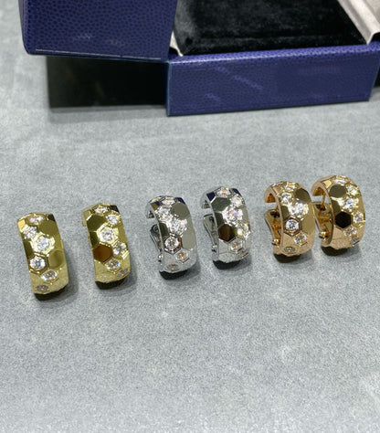¡®Moco¡¯BEE LOVE DIAMOND HOOP EARRINGS