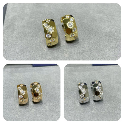 ¡®Moco¡¯BEE LOVE DIAMOND HOOP EARRINGS