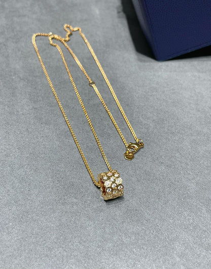 ¡®Moco¡¯BEE LOVE DIAMOND PAVED 3 ROW NECKLACE