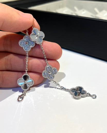 [Moco]New  CLOVER 5 MOTIF LASER BRACELET COLLECTION