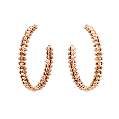 ¡®Moco¡¯CLASH LARGE HOOP EARRINGS