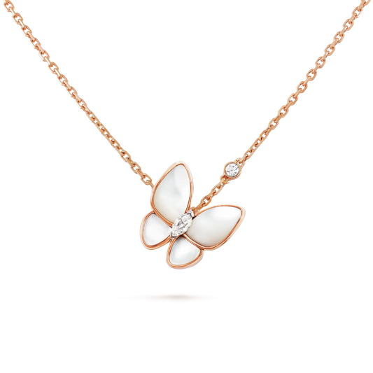 ¡®Moco¡¯BUTTERFLY MOP DIAMOND NECKLACE