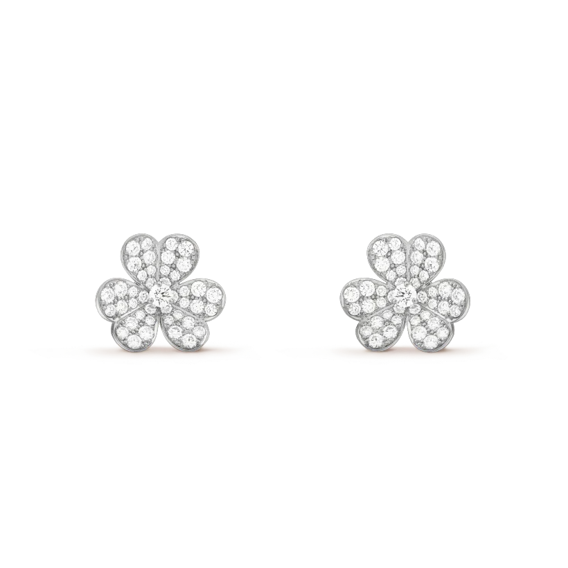 ¡®Moco¡¯CLOVER COMOS DIAMOND EARRINGS SILVER