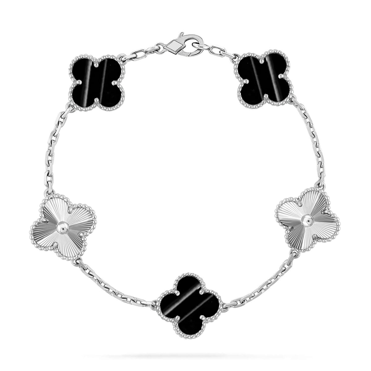 [Moco]New  CLOVER 5 MOTIF PULSAR STONE BRACELET COLLECTION