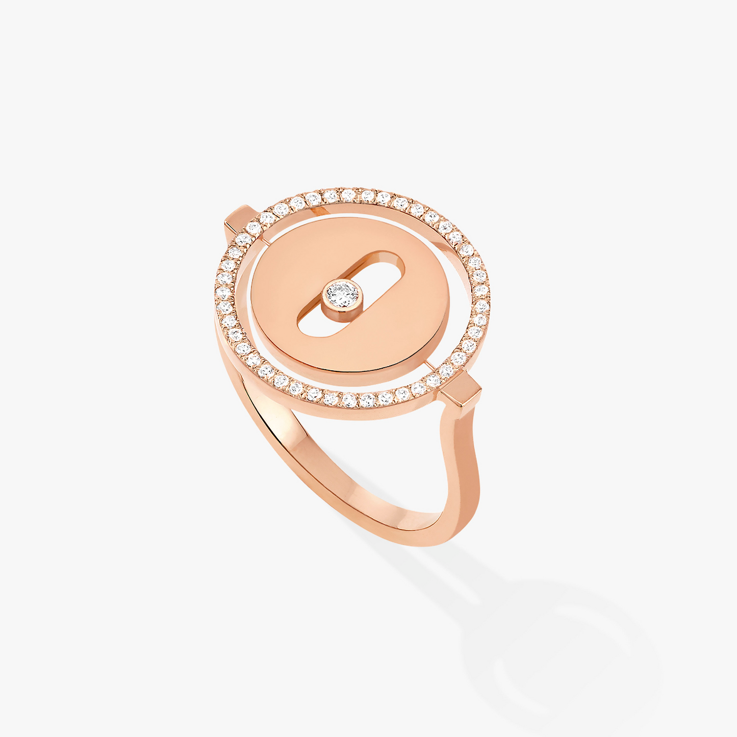 [ Moco ] Moco  MOVE PINK GOLD DIAMOND RING