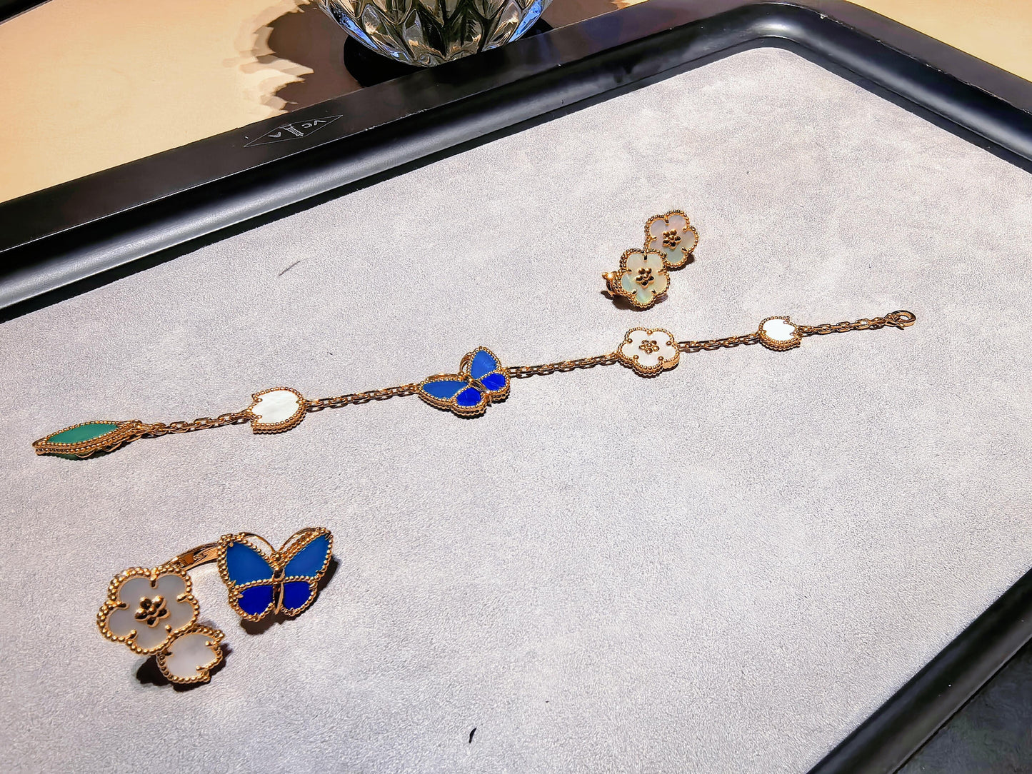 [Moco] 2026 NEW MODEL SPRING LUCKY 3 MOTIF GOLD RING