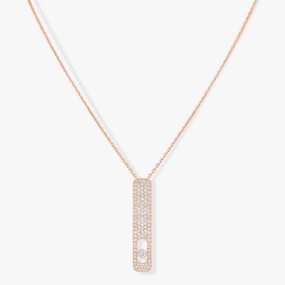 [ Moco ]MY FIRST DIAMOND PAVED NECKLACE