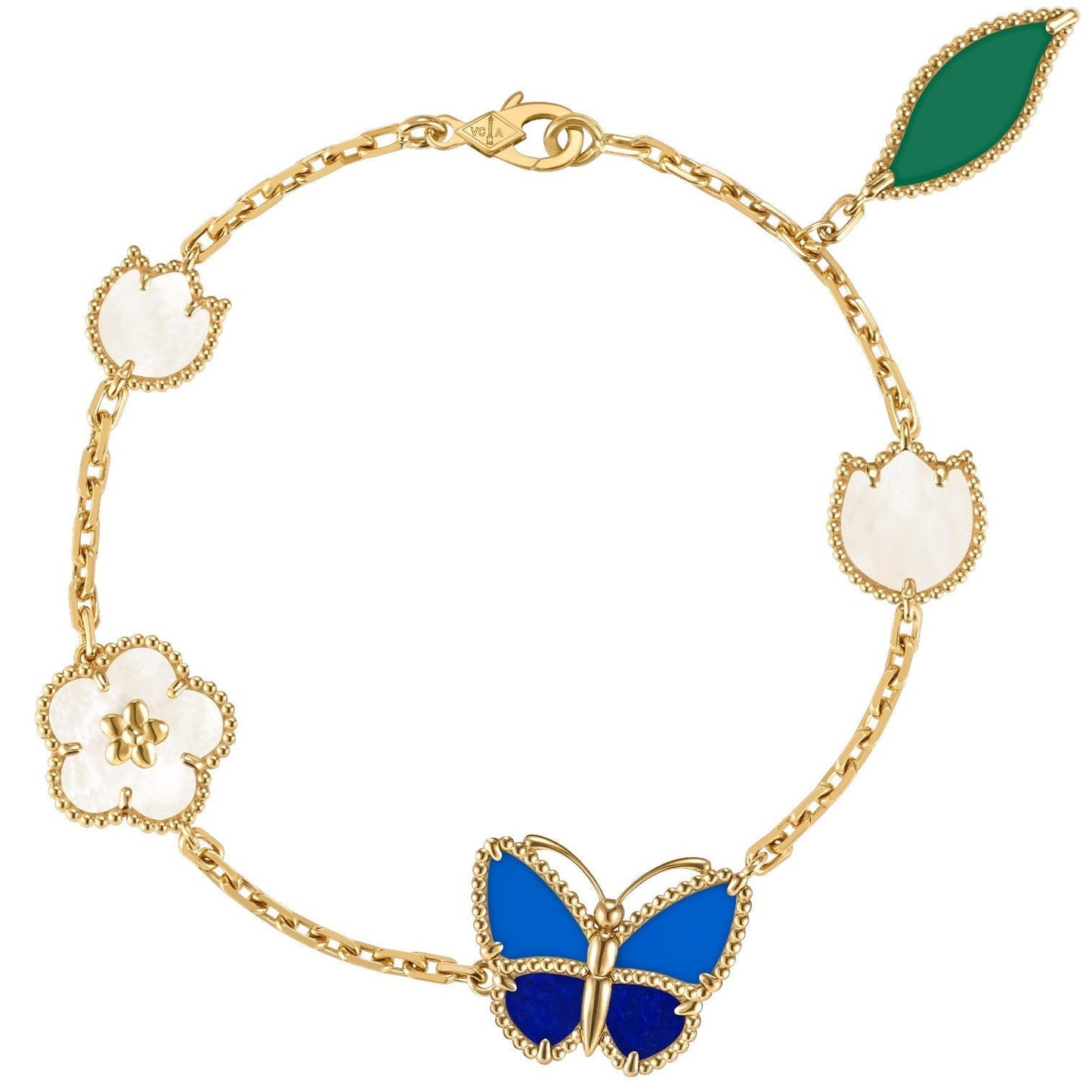 [Moco ]LUCKY SPRING BUTTERFLY 5 MOTIF BRACELET