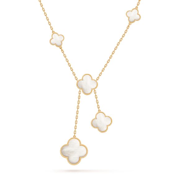 ¡®Moco¡¯CLOVER MOTHER OF PEARL NECKLACE 6 MOTIF