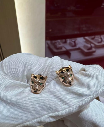 [Moco] CHRRTAH-PRINT STUD EARRINGS, THREE COLORS