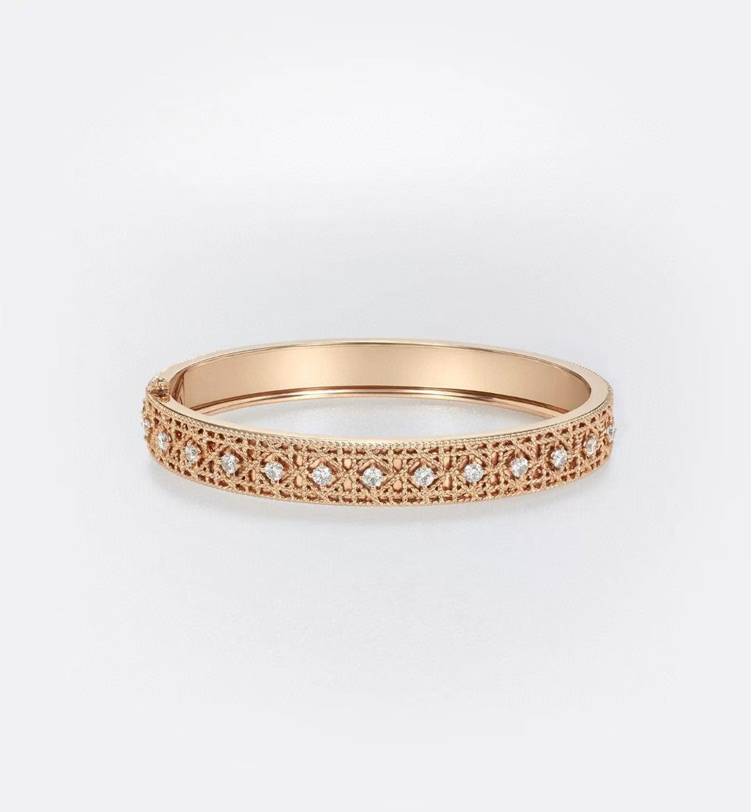 [Moco] 2026 WOVEN-PATTERN BRACELET SET WITH FULL DIAMOND INLAY THREE-COLORS