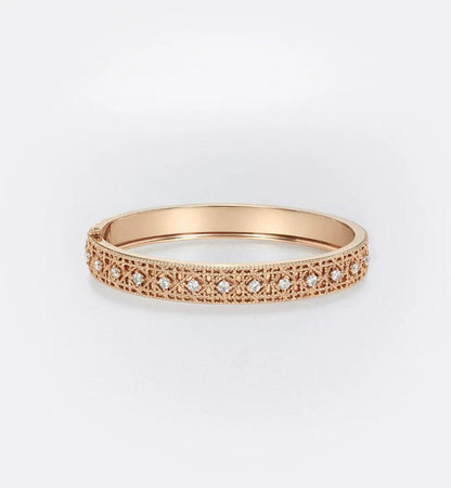 [Moco] 2026 WOVEN-PATTERN BRACELET SET WITH FULL DIAMOND INLAY THREE-COLORS