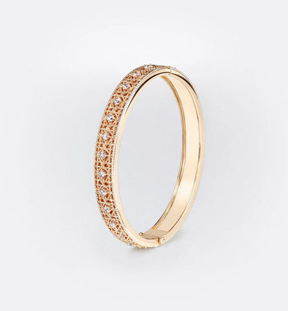 [Moco] 2026 WOVEN-PATTERN BRACELET SET WITH FULL DIAMOND INLAY THREE-COLORS
