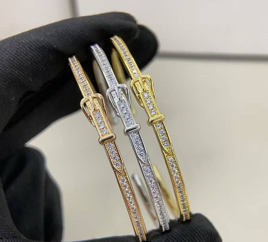 [Moco] DIAMOND-ENCRUSTED BRACELET THREE COLORS