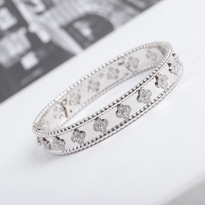¡®Moco¡¯CLOVER BRACELET 8MM DIAMONDS