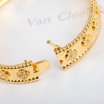 ¡®Moco¡¯CLOVER BRACELET 8MM DIAMONDS