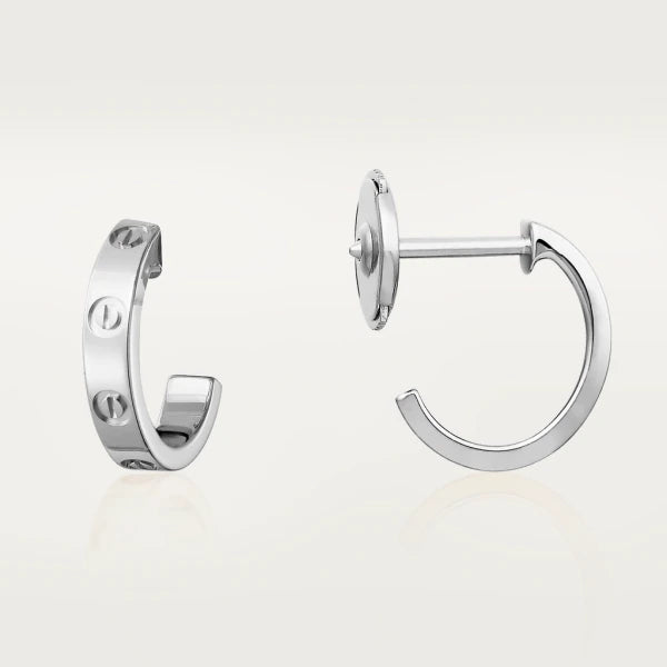 ¡®Moco¡¯LOVE EARRINGS 2.65MM SILVER
