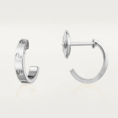 ¡®Moco¡¯LOVE EARRINGS 2.65MM SILVER