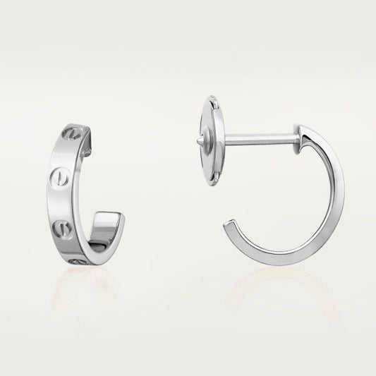 ¡®Moco¡¯LOVE EARRINGS 2.65MM SILVER