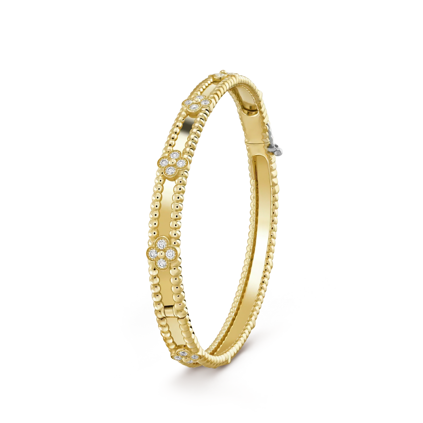 ¡®Moco¡¯CLOVER BRACELET 4MM DIAMONDS