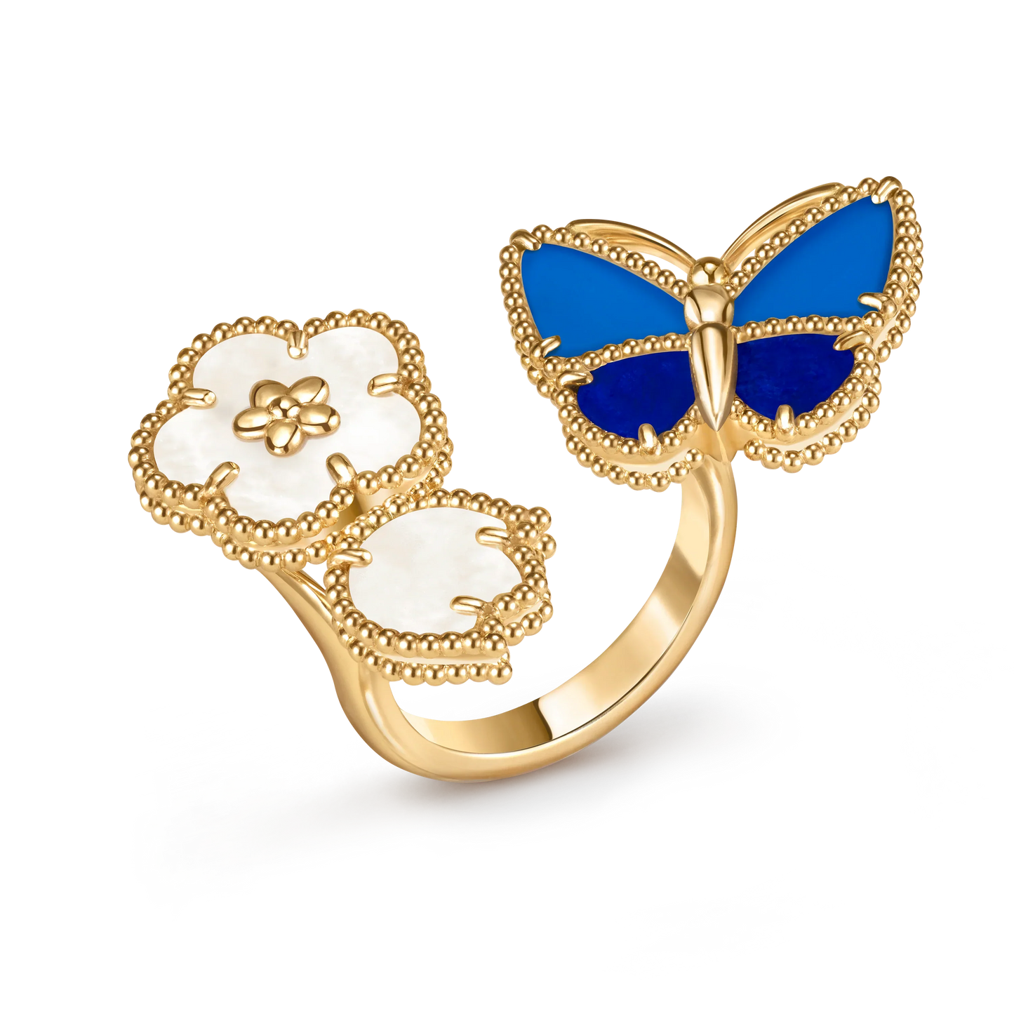 [Moco] 2026 NEW MODEL SPRING LUCKY 3 MOTIF GOLD RING
