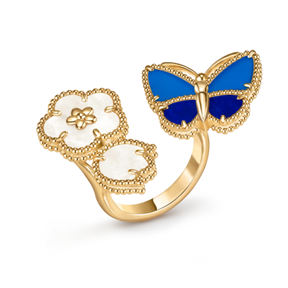 [Moco] 2026 NEW MODEL SPRING LUCKY 3 MOTIF GOLD RING