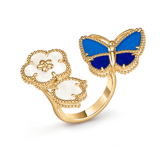 [Moco] 2026 NEW MODEL SPRING LUCKY 3 MOTIF GOLD RING