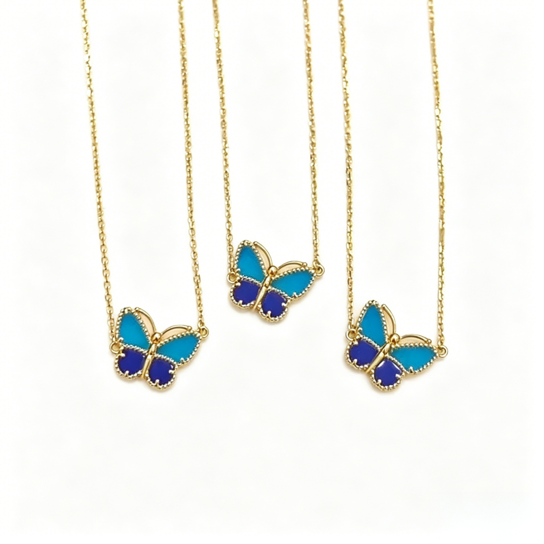 [Moco ] 2026 NEW LUCKY BUTTERFLY 1 MOTIFS NECKLACE