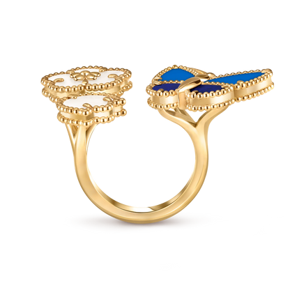 [Moco] 2026 NEW MODEL SPRING LUCKY 3 MOTIF GOLD RING