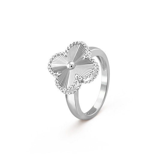 ¡®Moco¡¯CLOVER SILVER RING