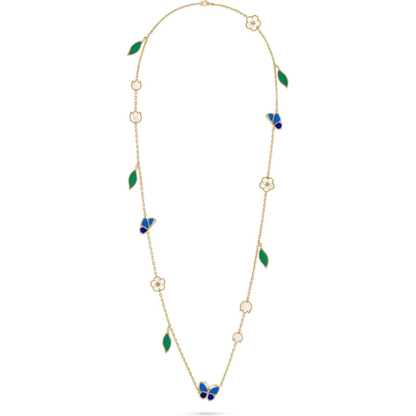 [Moco ]LUCKY SPRING BUTTERFLY 15 FLOWER NECKLACE