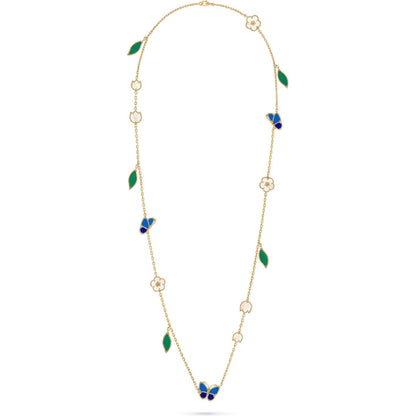 [Moco ]LUCKY SPRING BUTTERFLY 15 FLOWER NECKLACE