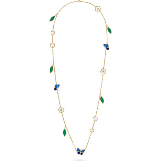 [Moco ]LUCKY SPRING BUTTERFLY 15 FLOWER NECKLACE