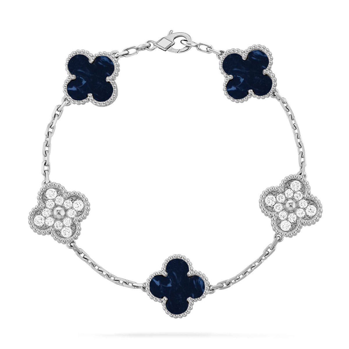[Moco]New CLOVER 5 MOTIF PIETERSITE BRACELET COLLECTION