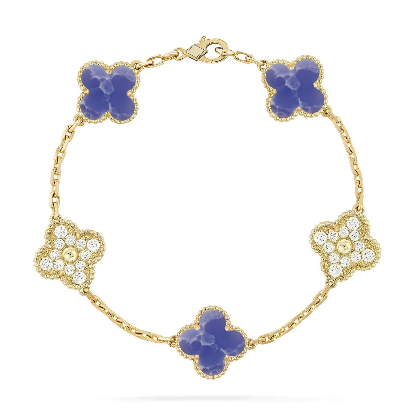 [Moco]New CLOVER 5 MOTIF BLUE VEINS BRACELET COLLECTION